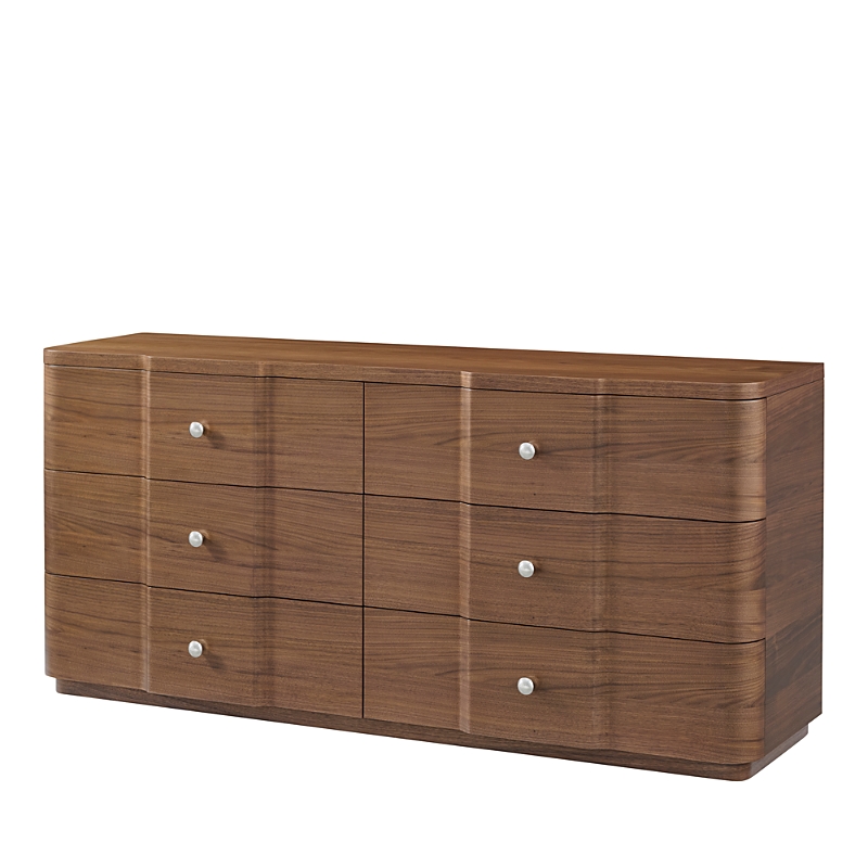 Theodore Alexander Coronet Walnut Dresser In Brown