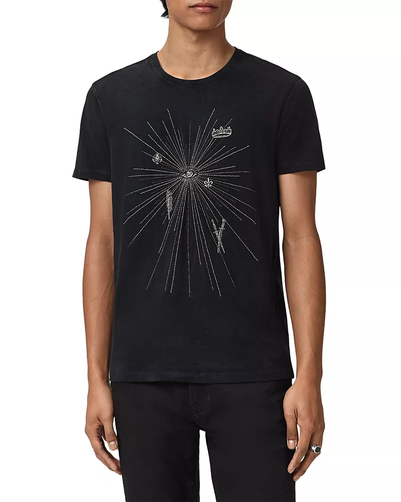John Varvatos Eye & Elements Short Sleeve Graphic Tee