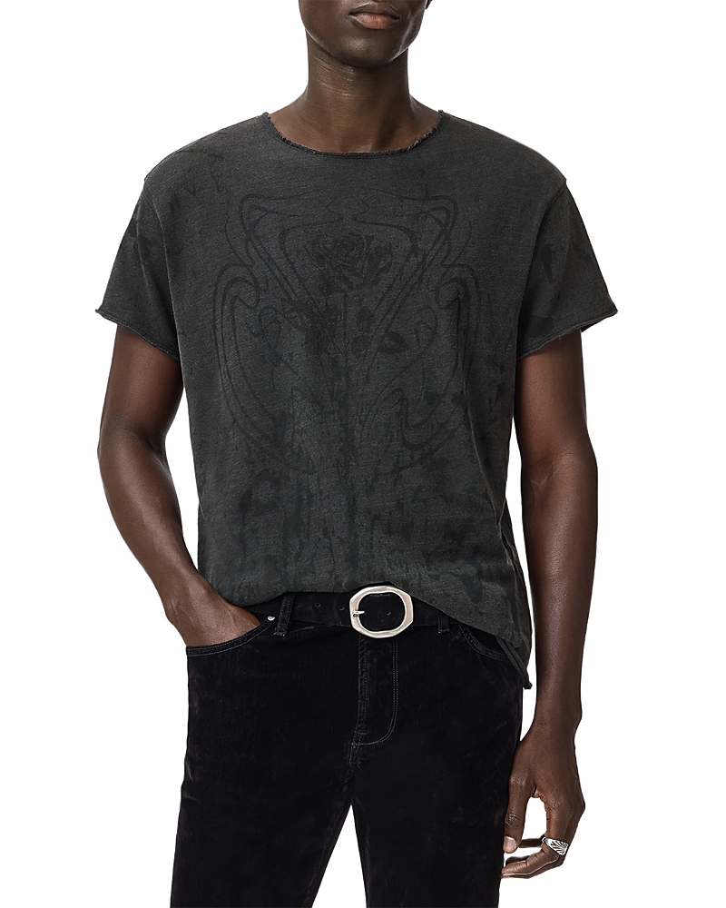 John Varvatos Relaxed Fit Raw Edge Tee