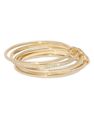 Rena Pav&eacute; Five Layer Bangle Bracelet