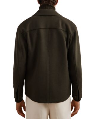 Liam Long Sleeve Button Front Overshirt