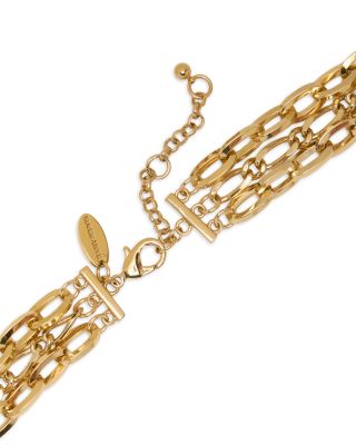 Bead Charm Jewelry Multi Stone Multi Layer Necklace, 14-16"