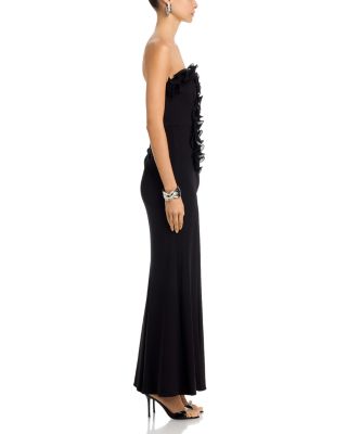 Strapless Scuba Crepe Dress - Exclusive 