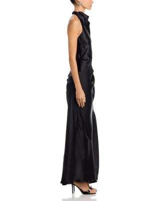 Draped Halter Gown - Exclusive