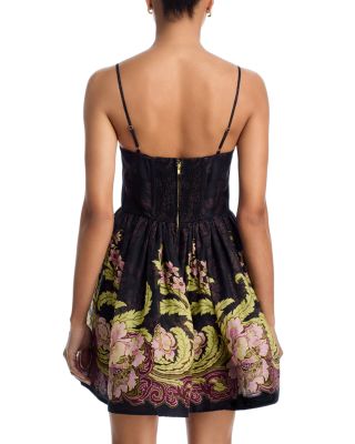 Alba Mini Dress in Novea Black