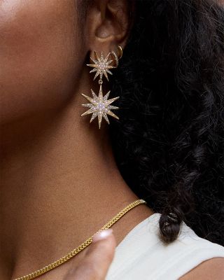 Star Power Pav&eacute; Celestial Statement Earrings