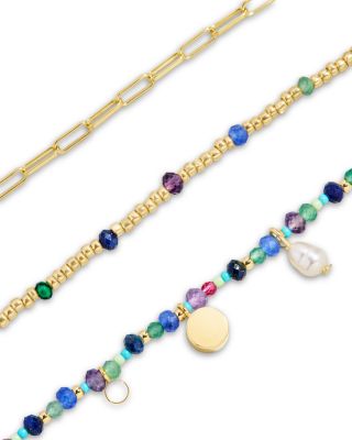 Semi Precious Stone Rowan Layered Bracelet