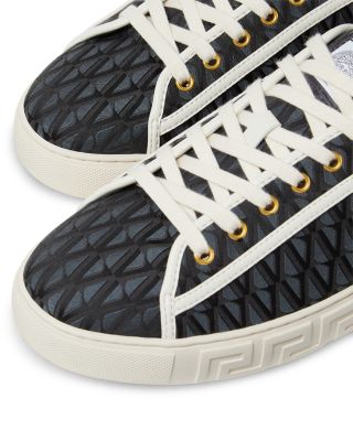 Men's Jacquard V Fabric Low Top Sneakers