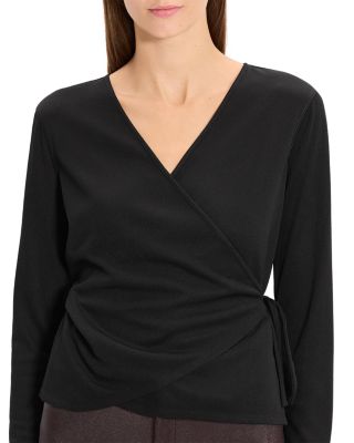 Long Sleeve Overlap Sweater