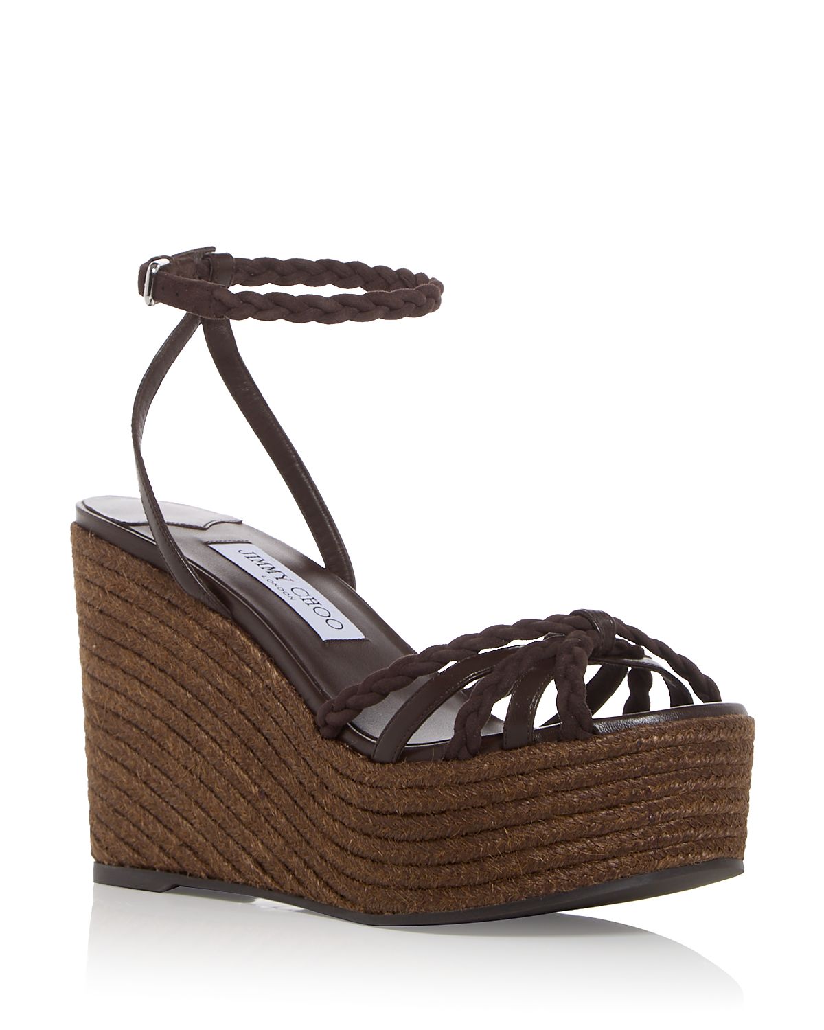 Jimmy Choo Women's Dree 100 Espadrille Wedge Sandals