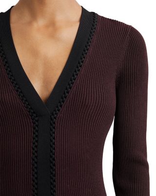 Alma Craft Detail Knit Mini Dress