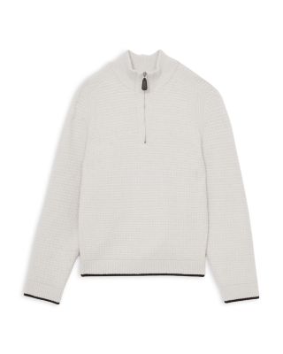 Stockdale Half Zip Textured Sweater