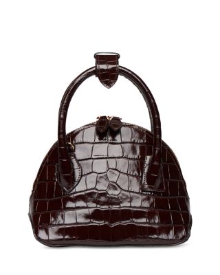 Mini Croc Embossed Dome Bag