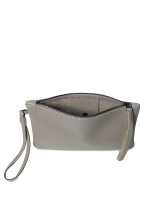 Slim Grained Leather Pochette