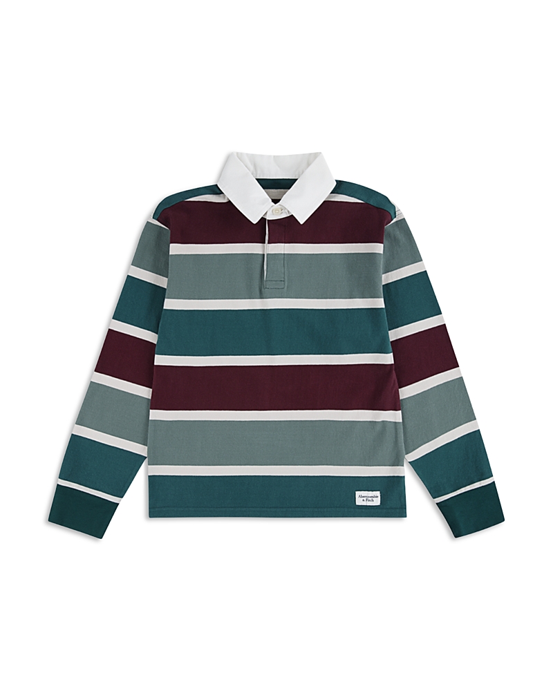 abercombie kids Boys' Long Sleeve Rugby Polo - Little Kid, Big Kid