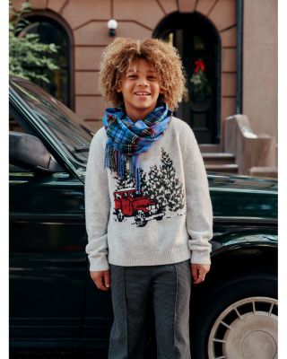 Boys' Truck Crewneck Sweater - Big Kid