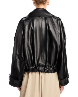 Collins Leather Coat