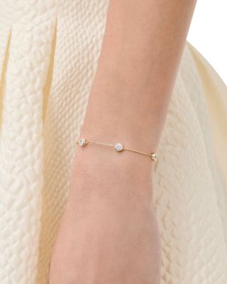 Emily Cubic Zirconia Station Bracelet 