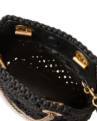 Macrame Slouch Crossbody Bag