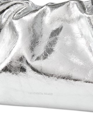 Small Metallic Leather Stash Bag