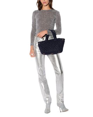 Metro City Small Shimmer Quilted Tote Bag