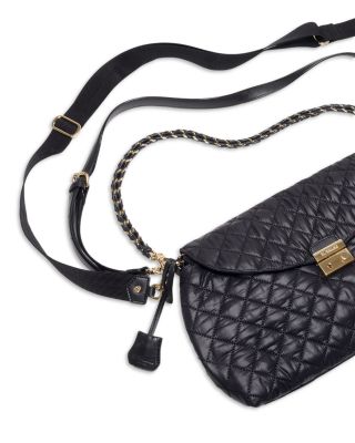 Crosby Lock Medium Quilted Shoulder Bag 