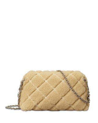 Fleming Quilted Shearling Crossbody Bag