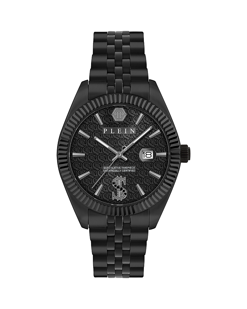 Philipp Plein Date Superlative Crystal Watch, 41mm · One Size
