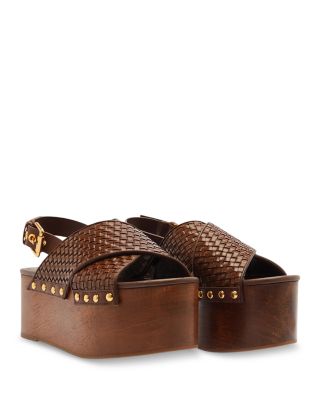 Women's Woven Platform Sandals