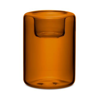 Amber Happy Votive Holders, Set of 3