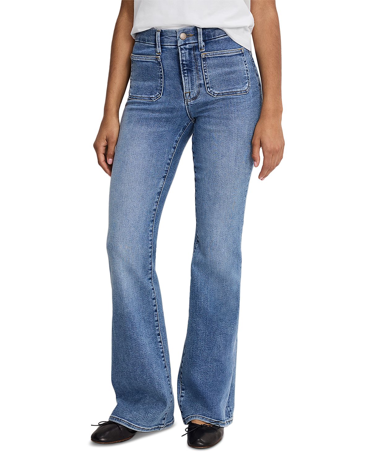 Good American Good Legs Flare Jeans