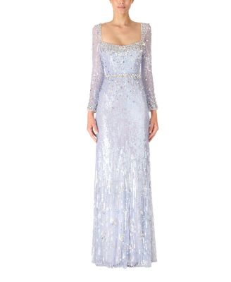  Kestra Sequin-Embellished Maxi Dress