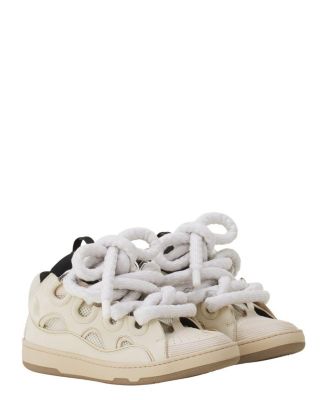  Curb Sneakers In Leather With Snake Laces
