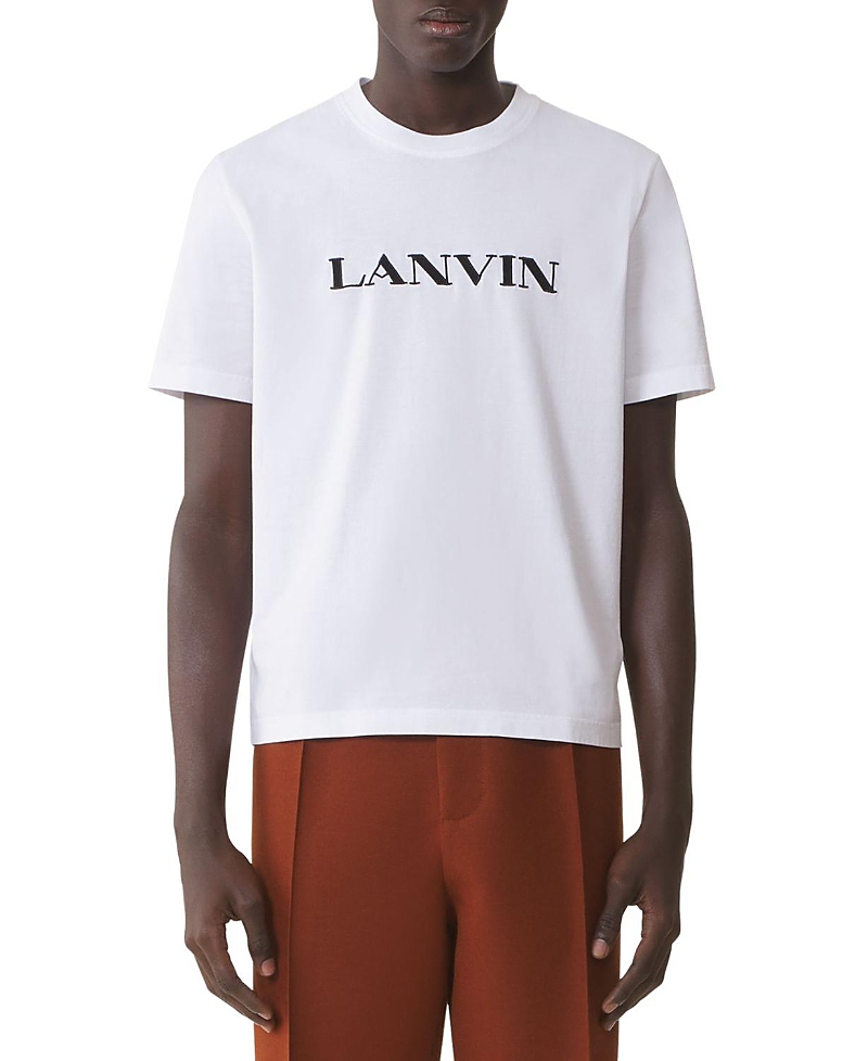Lanvin Embroidered Cotton T-Shirt
