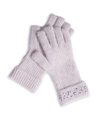Embellished Beanie & Gloves Set