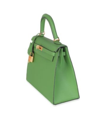Sellier Kelly 25 Leather Handbag