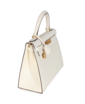 Sellier Kelly 28 Leather Handbag