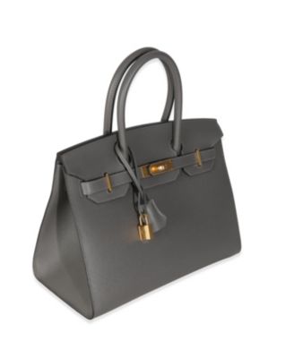 Sellier Birkin 30 Leather Handbag