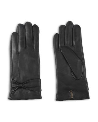 Westminster Bow Leather Gloves