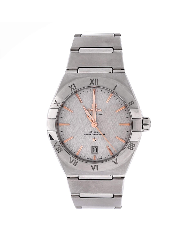 PRE-OWNED OMEGA Pre-owned  Omega Constellation Chronometer Co-axial Automatic Watch In Stainless Steel 39mm In Silver