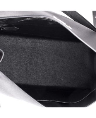 Kelly 32 Handbag Black Epsom with Palladium Hardware