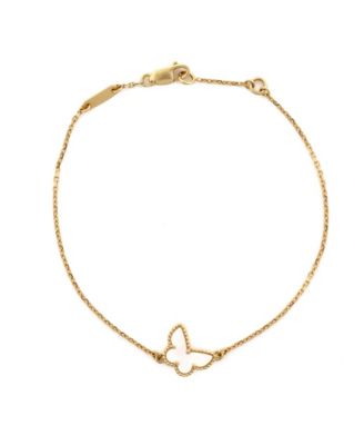  Sweet Alhambra Butterfly Bracelet 18K Gold and Mother of Pearl