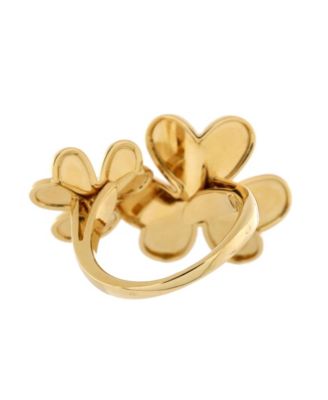 Frivole Between the Finger Ring 18K Gold with Diamonds
