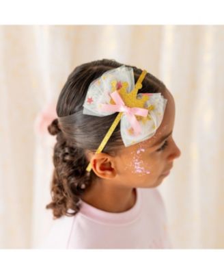 Girls' Princess Crown Tulle Bow Headband - Little Kid, Big Kid