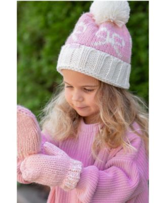  Girls' Bow Bobble Hat - Big Kid