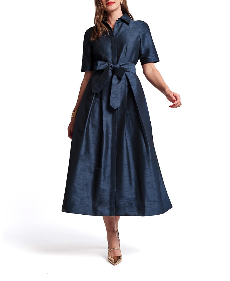 Frances Valentine Bella Maxi Dress In Navy In Blue