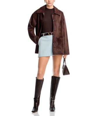 The Suede Mini Skirt