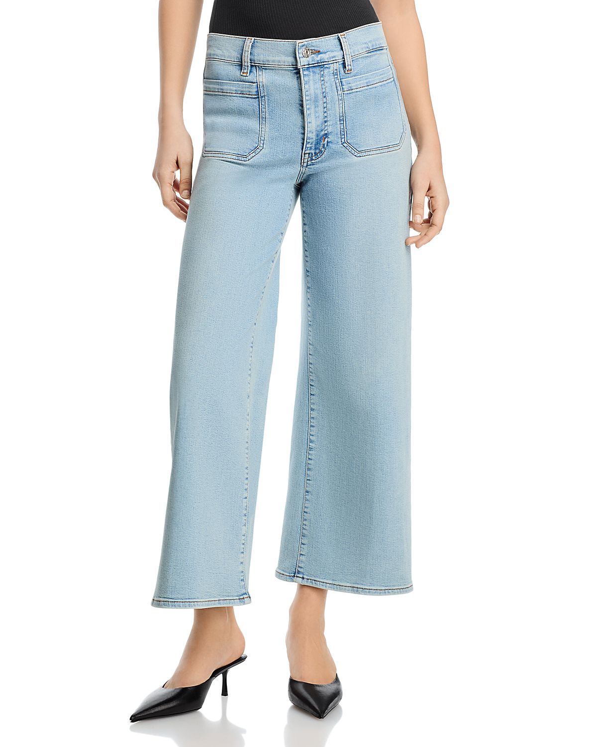 Frame Le Pixie High Rise Slim Palazzo Jeans