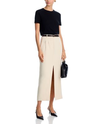 Harry Front Slit Midi Skirt