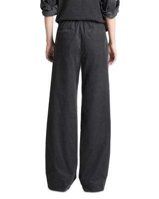 Mid Rise Pull On Corduroy Pants